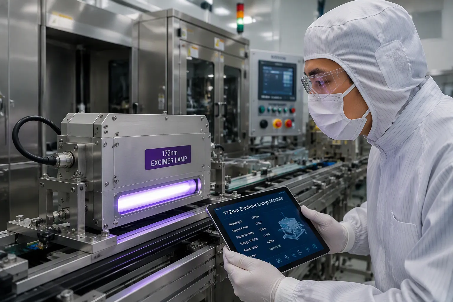 Comment choisir une lampe excimère de 172 nm pour une utilisation industrielle
